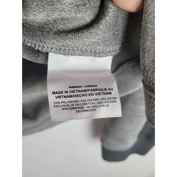 Nike Golf Mens Pullover Mock Neck Dri-Fit 1/4 Zip Sweatshirt Heather Gray Size L - Picture 7 of 13